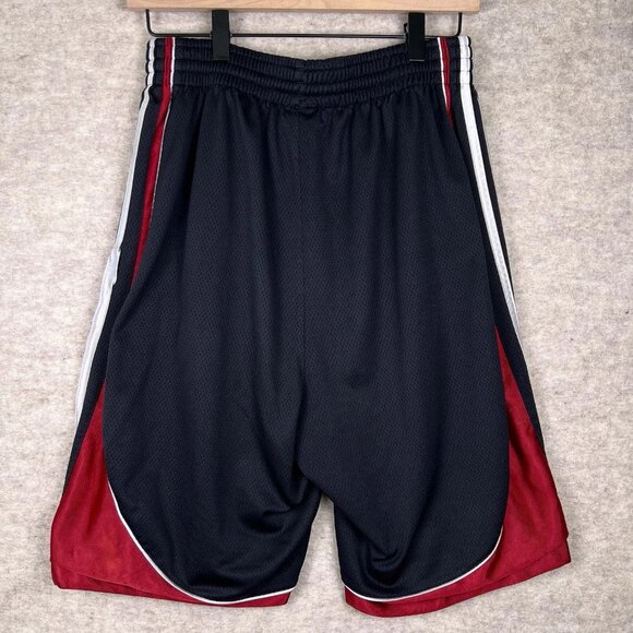 Adidas Dazzle Mesh Gym Shorts Mens Medium Black Athletic Basketball Y2K - Picture 3 of 15